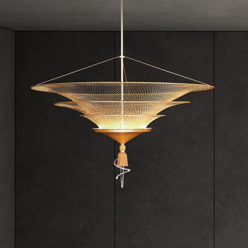 Schonbek Veneto 34 Inch LED Pendant 3000 3500 4000k 120v 277vv Model: S2234-706H