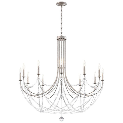 Schonbek Verdana 12 Light 120V Chandelier in Heirloom Gold with Optic Crystal Model: RJ1012N-22O