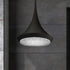 Schonbek Verita 18IN LED 3000 3500 4000K 120V Pendant in Black with Optic Crystal Model: S5518-18O