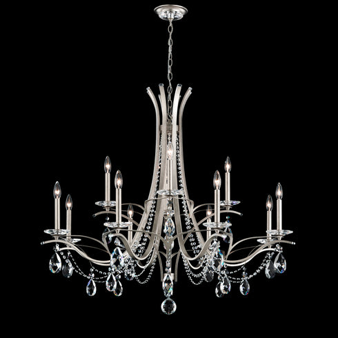 Schonbek Vesca 12 Light 120V Chandelier in White with Radiance Crystal Model: VA8322N-06R