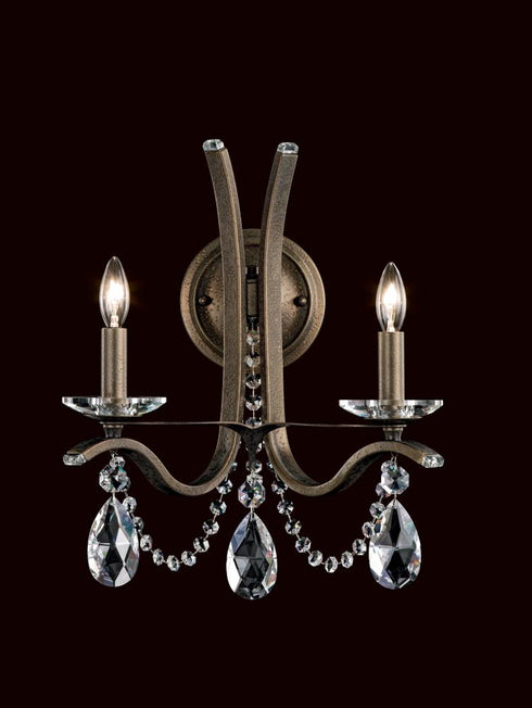 Schonbek Vesca 2 Light Crystal Wall Sconce