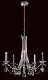 Schonbek Vesca 5 Light 120V Chandelier in White with Radiance Crystal Model: VA8335N-06R
