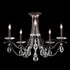 Schonbek Vesca 5 Light 120V Semi Flush Mount in White with Radiance Crystal Model: VA8312N-06R
