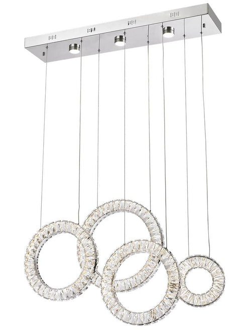 Starfire Crystal LED Collection Chandelier Model: LD1509CH