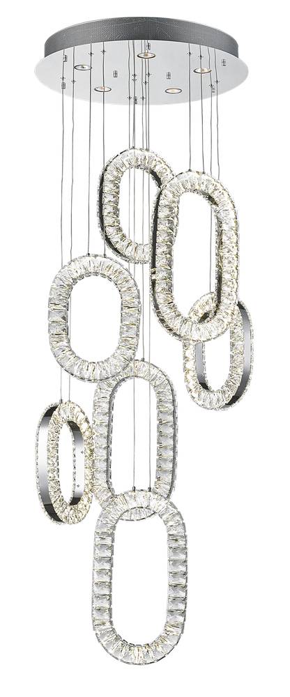 Starfire Crystal LED Collection Chandelier Model: LD1525CH