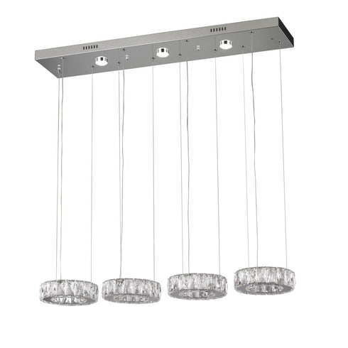 Starfire Crystal LED Collection Pendant Model Model: LD0708CH