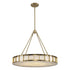 Trans Globe 9 Light Ivory Isle Alabaster Chandelier in Antique Gold Finish Model: 11749 AG