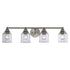 Trans Globe Agoura 4 Light Shaded Vanity Wall Light Model: 22064 PC