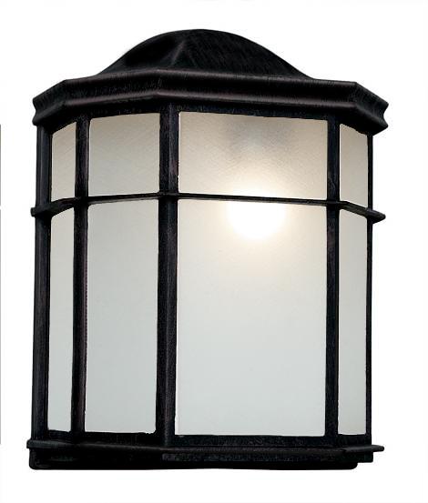 Trans Globe Andrews 1 Light WALL POCKET OUTDOOR in Black Finish Model: 4484 BK
