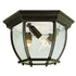 Trans Globe Angelus 4 Light Beveled Glass Outdoor Flush Model: 4907 BG