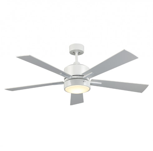 Trans Globe Arden 5 BLADE 52 Inch LED FAN WC6 INCLUD 2 Inch ROD in Black Finish Model: F-1032 BK