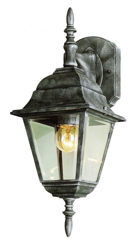 Trans Globe Argyle 1 Light WALL DOWN OUTDOOR in Black Finish Model: 4411 BK