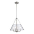 Trans Globe Armani Pendant Lights Brushed Nickel Model: 11584 BN