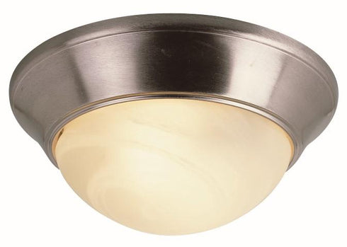 Trans Globe Athena 12 Inch Flushmount in Brushed Nickel Finish Model: 57700 BN