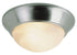 Trans Globe Athena 16 Inch Flushmount in Brushed Nickel Finish Model: 57702 BN