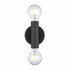 Trans Globe Auburn 2 Light Bare Bulb Indoor Wall Sconce Model: 22300 AG