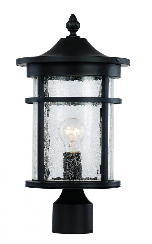 Trans Globe Avalon Crackled Glass Outdoor Post Mount Model: 40383 BK