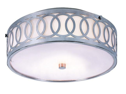 Trans Globe Balboa 3 Light 3 Light FLUSH MED OLYMPIC RINGS in Polished Chrome Finish Model: MDN-901