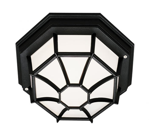 Trans Globe Benkert 1 Light Weblike Design Enclosed Flush Model: 40581 BG