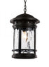 Trans Globe Boardwalk Collection 1 Light Outdoor Hanging Model: 40376 BK