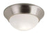 Trans Globe Bolton 11 Inch Flushmount in Brushed Nickel Finish Model: 57703 BN