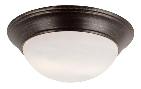 Trans Globe Bolton 14 Inch Flushmount in Brushed Nickel Finish Model: 57704 BN
