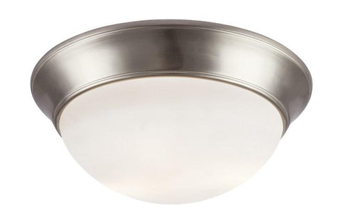 Trans Globe Bolton 16 Inch Flushmount in Brushed Nickel Finish Model: 57705 BN