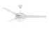 Trans Globe Cappleman 2 Light FAN E26 3 BLADES BN 2 Inch ROD 2 Inch ROD in Brushed Nickel Finish Model: F-1023 BN