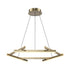 Trans Globe Celestia LED PENDANT 6 RODS 47W AG in Antique Gold Finish Model: MDN-1565 AG