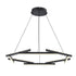 Trans Globe Celestia LED PENDANT 8 RODS 66W AG in Antique Gold Finish Model: MDN-1566 AG