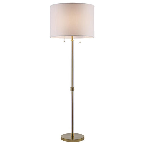 Trans Globe Clarisse TABLE LAMP POTTERY VASE WH in White Finish Model: RTL-9180 WH