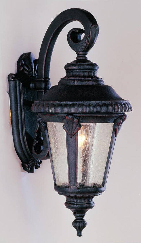 Trans Globe Commons 1 Light SM DOWN WALL BRACKET OUTD in Black Finish Model: 5043 BK