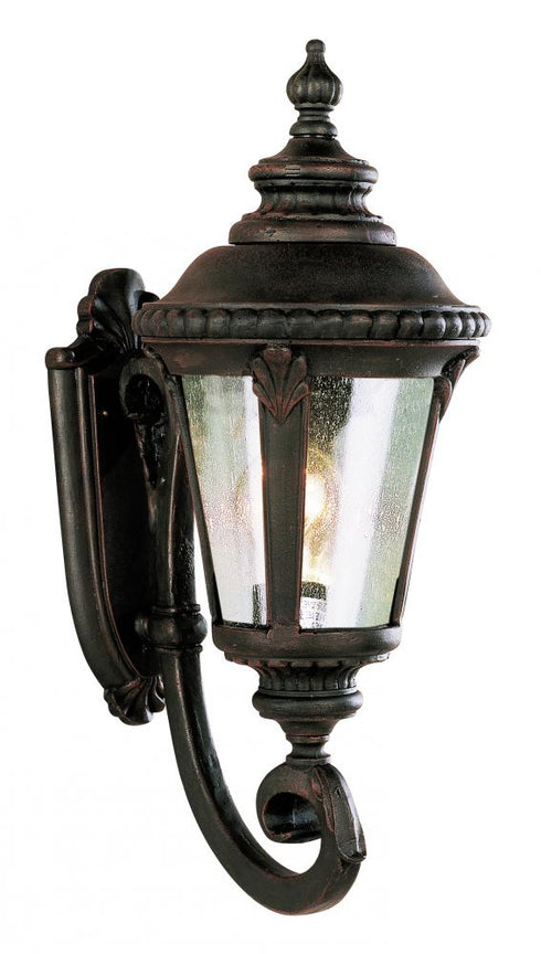Trans Globe Commons 1 Light UP SMALL WALL BRACKET in Black Finish Model: 5040 BK