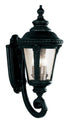 Trans Globe Commons 3 Light UP MED WALL BRACKET OUTD in Black Finish Model: 5041 BK