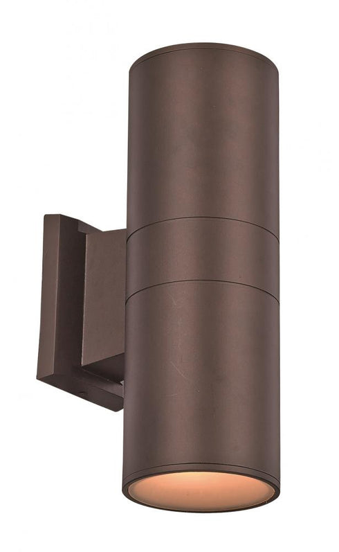 Trans Globe Compact LED OUTD WALL CLASSIC CYLINDER in Black Finish Model: LED-40961 BK