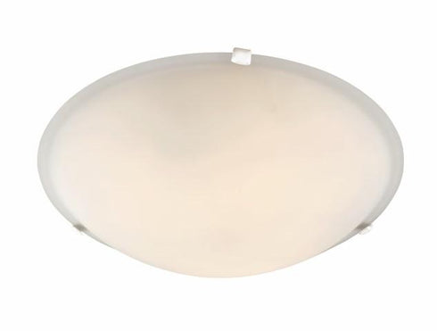 Trans Globe Cracka 15 Inch Flush Mount Indoor Ceiling Light in Brushed Nickel Finish Model: 58701 BN