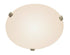 Trans Globe Cullen 12 Inch Flush Mount Indoor Ceiling Light in Brushed Nickel Finish Model: 58706 BN