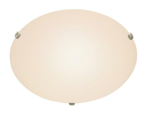 Trans Globe Cullen 20 Inch Flush Mount Ceiling Light in Brushed Nickel Finish Model: 58708 BN