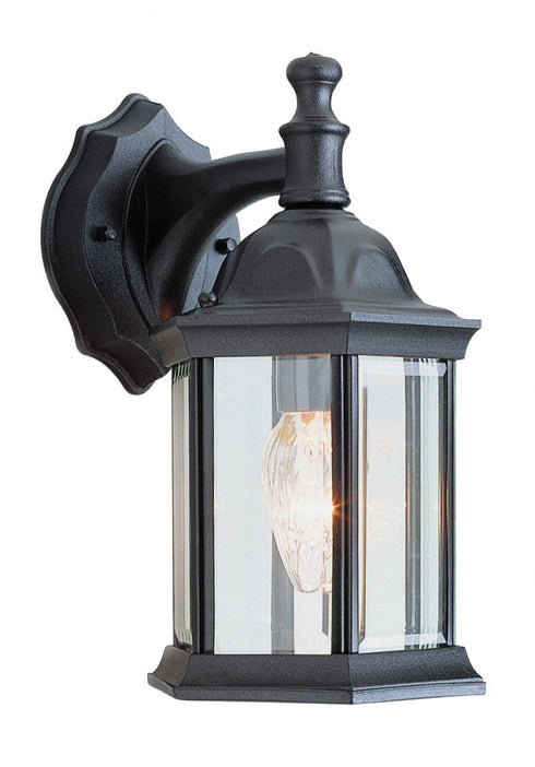 Trans Globe Cumberland 1 LIGHT OUTDOOR LANTERN in Black Finish Model: 4349 BK