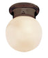Trans Globe Dash 6 Inch Flushmount Model: 3607 WH