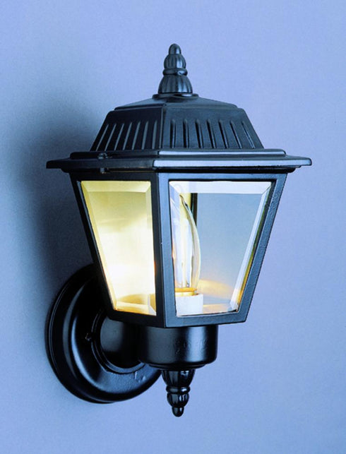 Trans Globe Estate 1 Light UP WALL OUTDOOR (230331) in Black Finish Model: 4006 BK