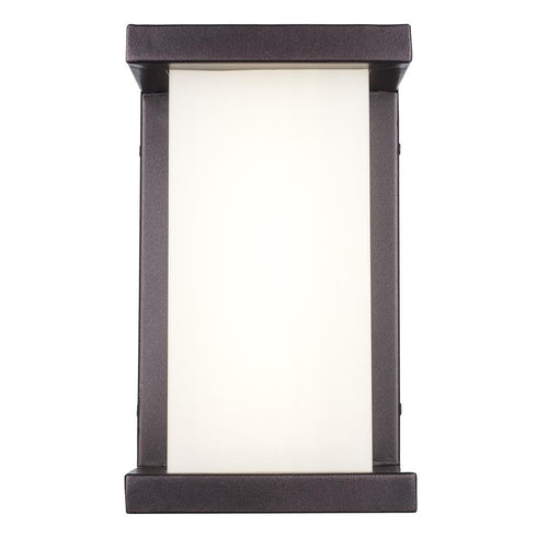 Trans Globe Fairbank LED WALL 6 Inch SQUARE ADA BK in Black Finish Model: LED-51490 BK