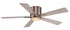 Trans Globe Finnley LED FAN 5 BLADES With WALL CONTR in Black Finish Model: F-1017 BK