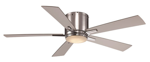 Trans Globe Finnley LED FAN 5 BLADES With WALL CONTR in Black Finish Model: F-1017 BK