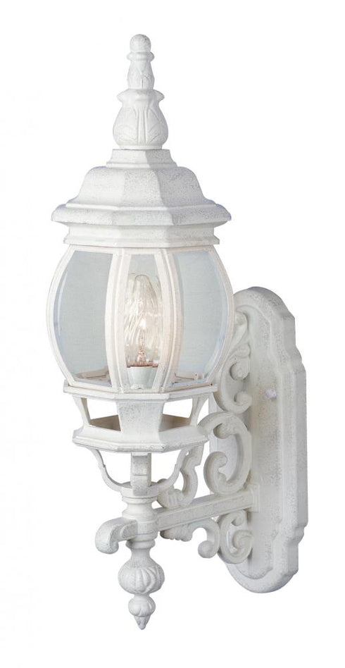 Trans Globe Francisco 1 Light Outdoor Beveled Glass Coach Model: 4050 WH