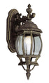 Trans Globe Francisco 1 Light WALL SML DOWN OUTD FRENCH in Black Finish Model: 4053 BK