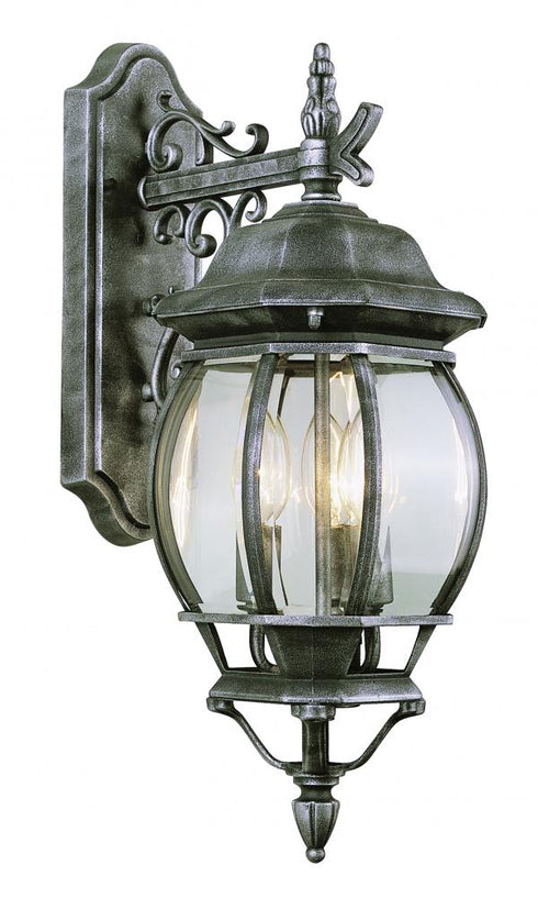 Trans Globe Francisco 3 Light Outdoor Beveled Glass Armed Model: 4054 SWI
