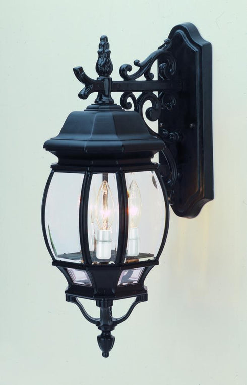 Trans Globe Francisco 3 Light Outdoor Beveled Glass Armed Model: 4054 SWI