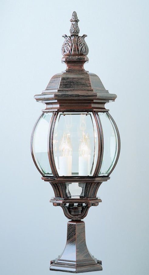 Trans Globe Francisco 30 Inch Postmount Lantern Model: 4072 SWI