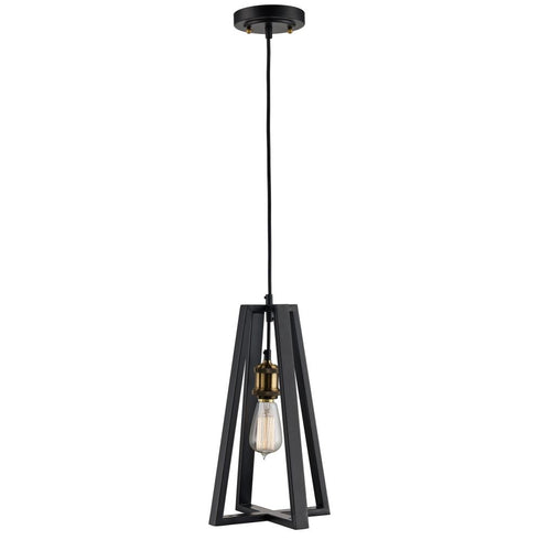 Trans Globe Gatlin 1LT PENDANT TRIANGULAR SHAPE R in Rubbed Oil Bronze Finish Model: PND-1093